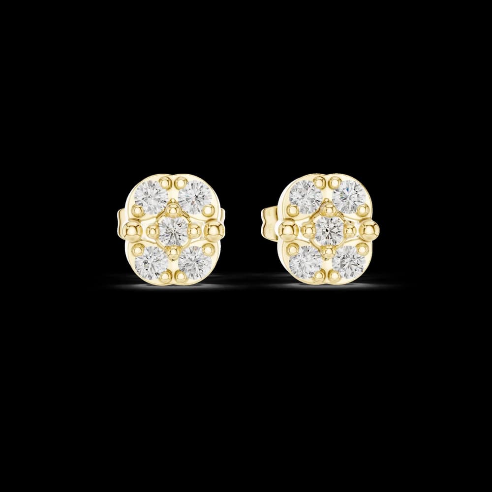 Retro Flash lab grown diamond earring design - Image 3 Retro Flash lab grown diamond earring design, view 3 of 6