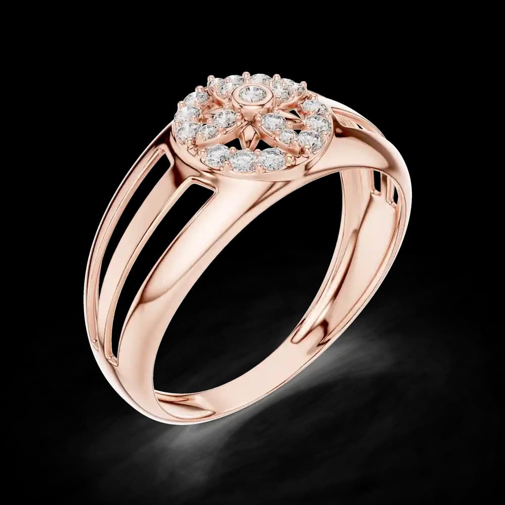 Ritzy Lab grown diamond ring band - Image 1 Ritzy Lab grown diamond ring band, view 1 of 1