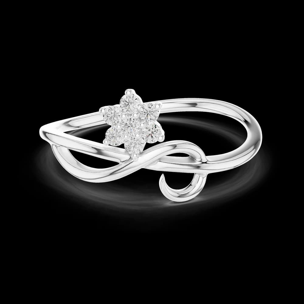 Riveting Lab grown diamond Rings style - Image 2 Riveting Lab grown diamond Rings style, view 2 of 6