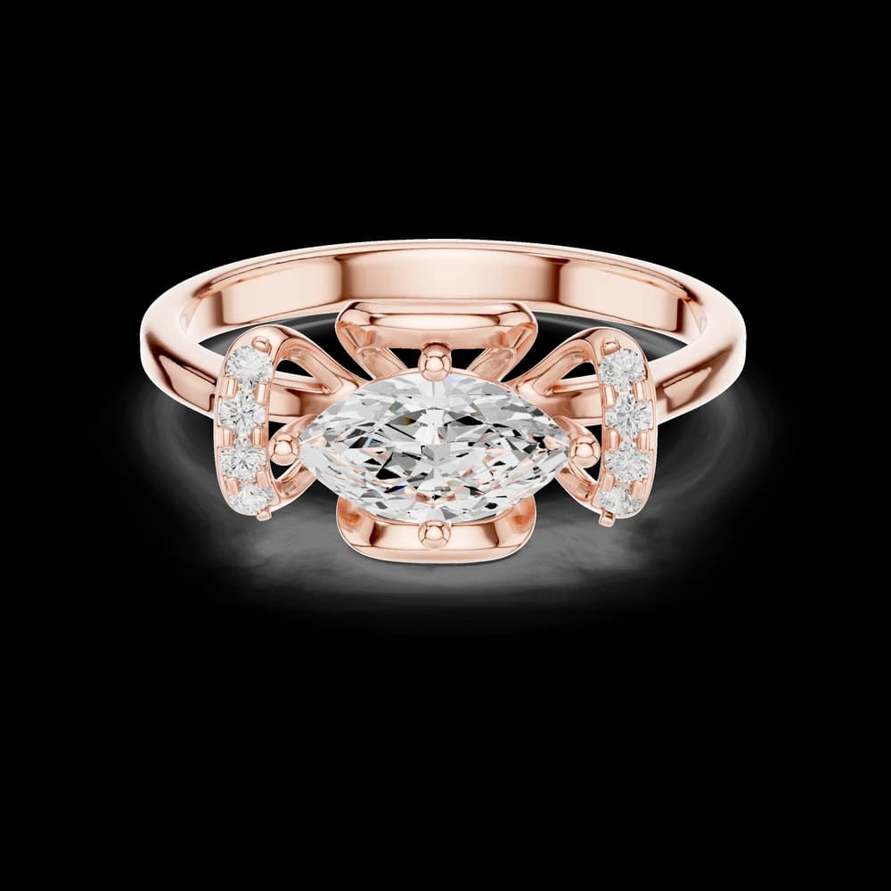 Rose Royal Lab Grown Diamond Ring - Image 1 Rose Royal Lab Grown Diamond Ring, view 1 of 6