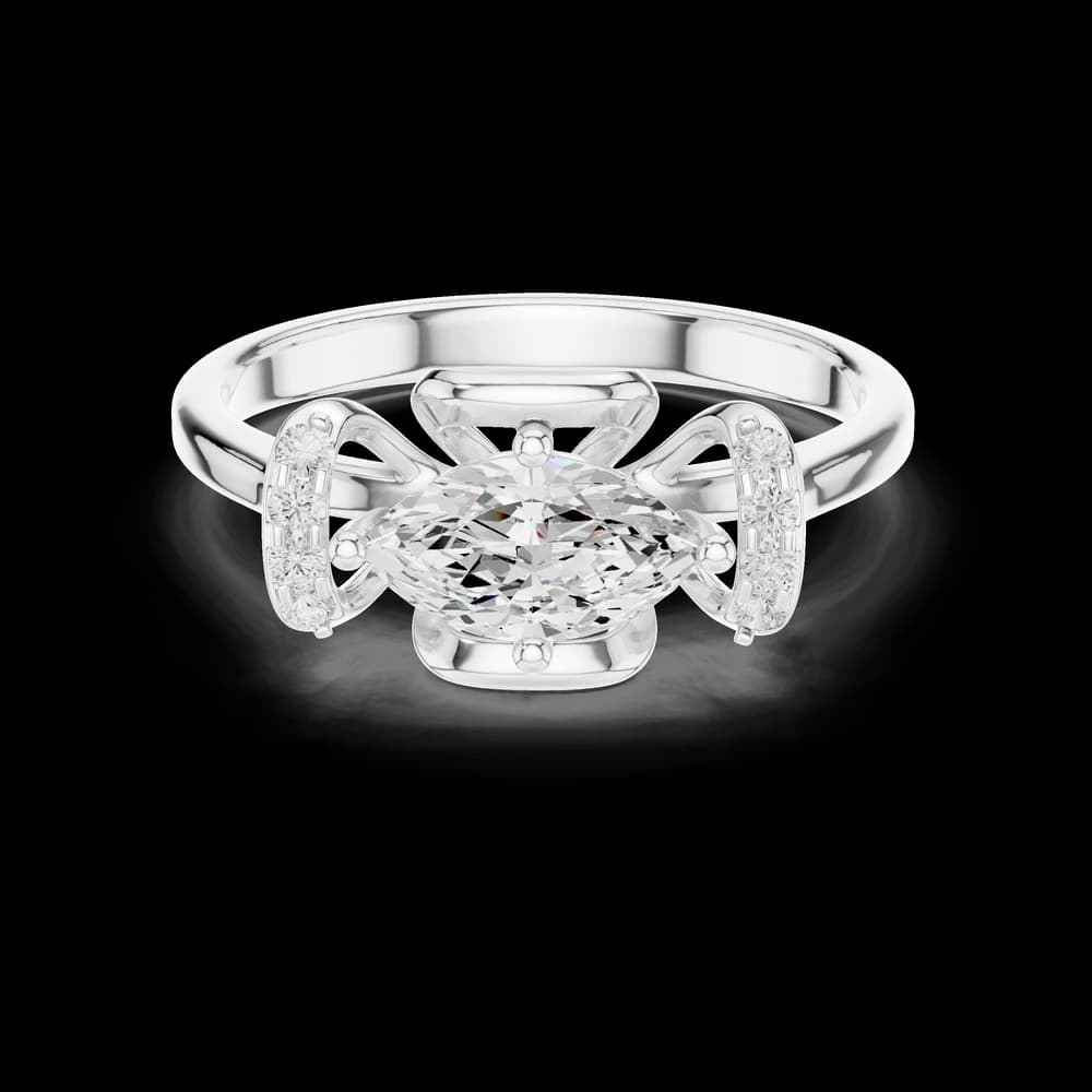 Rose Royal Lab Grown Diamond Ring - Image 2 Rose Royal Lab Grown Diamond Ring, view 2 of 6