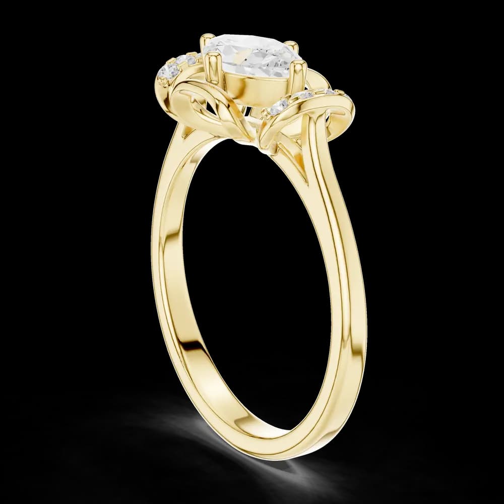 Rose Royal Lab Grown Diamond Ring - Image 4 Rose Royal Lab Grown Diamond Ring, view 4 of 6