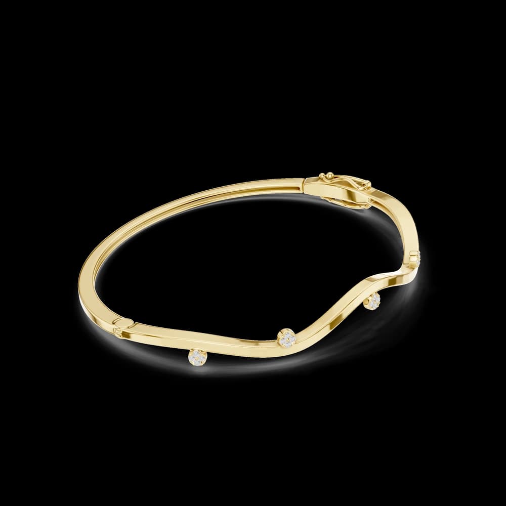 Round 0.10 Carat Lab Grown Diamond Bracelet - Image 4 Round 0.10 Carat Lab Grown Diamond Bracelet, view 4 of 6