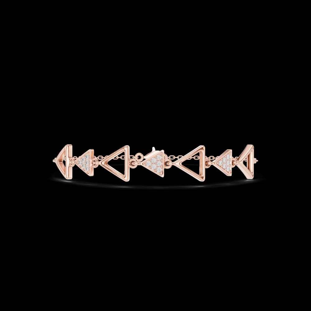 Round 0.15 Carat Lab Grown Diamond Bracelet - Image 1 Round 0.15 Carat Lab Grown Diamond Bracelet, view 1 of 6