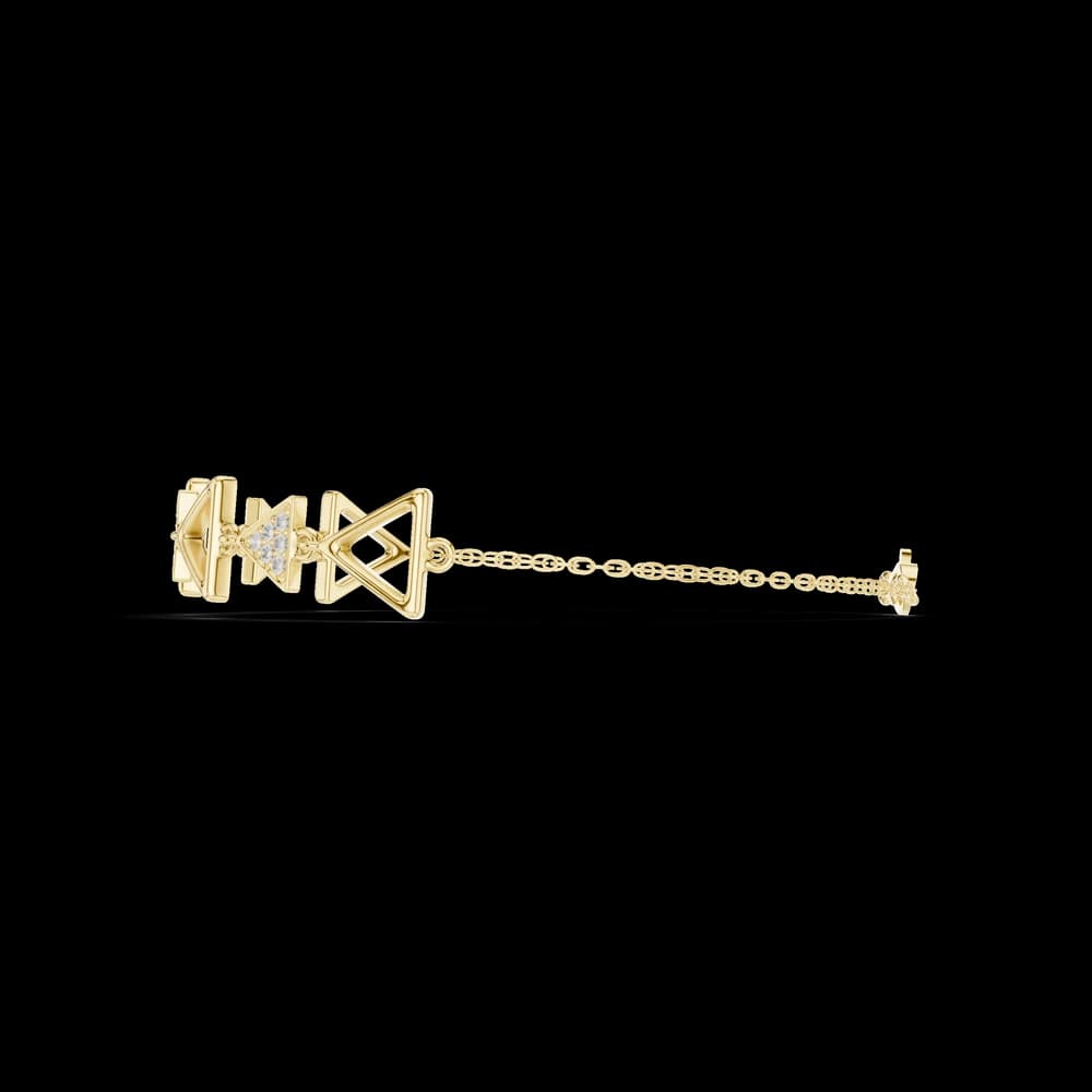 Round 0.15 Carat Lab Grown Diamond Bracelet - Image 6 Round 0.15 Carat Lab Grown Diamond Bracelet, view 6 of 6