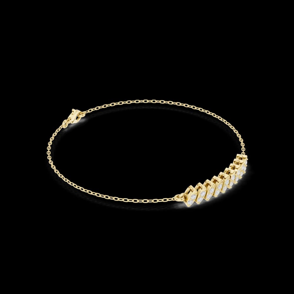 The Sculpted Pod Bar Bracelet - Image 5 The Sculpted Pod Bar Bracelet, view 5 of 7