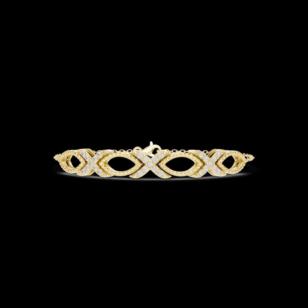 Round 0.34 Carat Lab Grown Diamond Bracelet - Image 3 Round 0.34 Carat Lab Grown Diamond Bracelet, view 3 of 6
