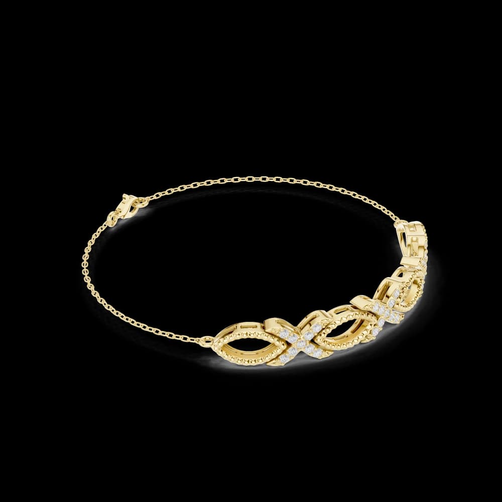 Round 0.34 Carat Lab Grown Diamond Bracelet - Image 4 Round 0.34 Carat Lab Grown Diamond Bracelet, view 4 of 6