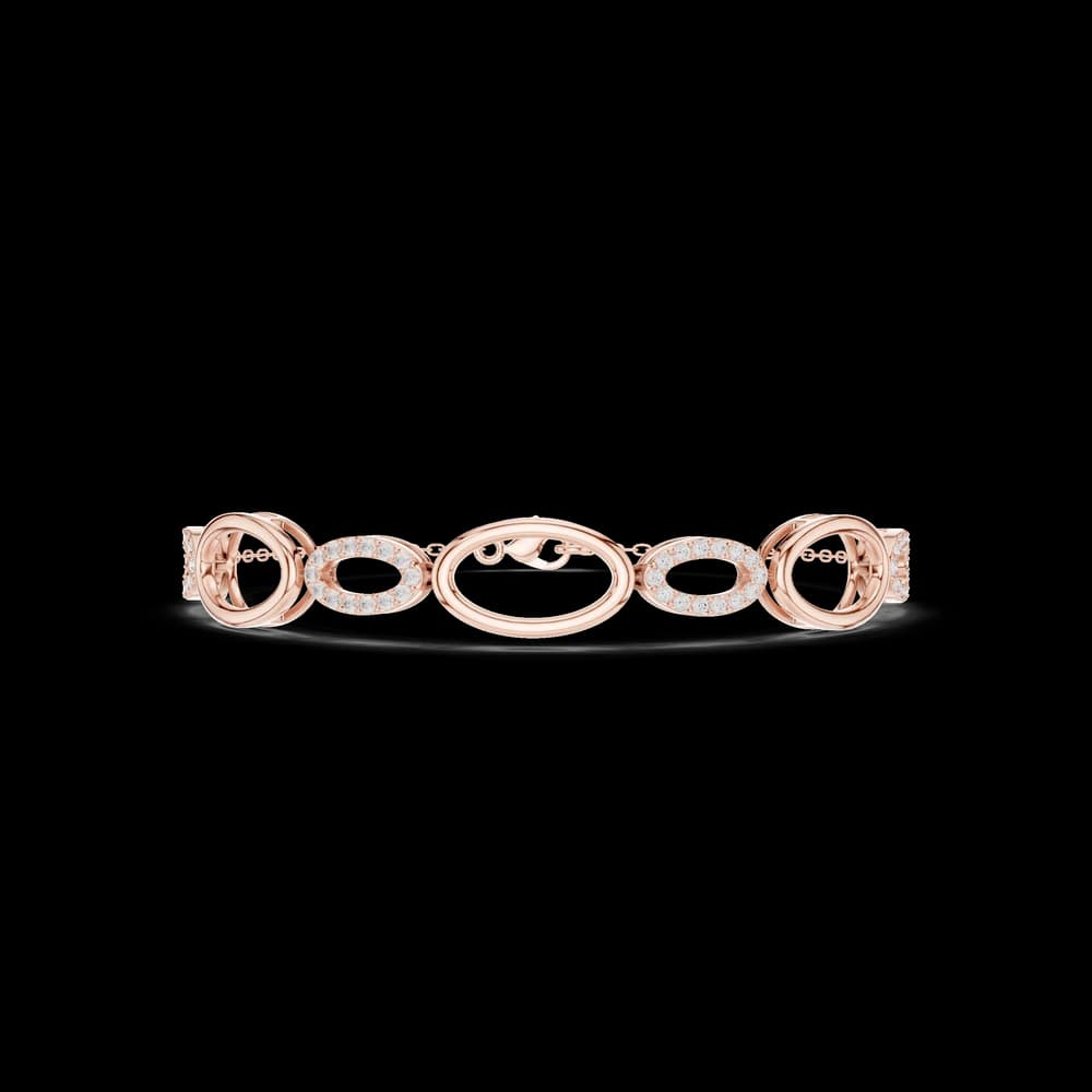 Round 0.58 Carat Lab Grown Diamond Bracelet - Image 1 Round 0.58 Carat Lab Grown Diamond Bracelet, view 1 of 6