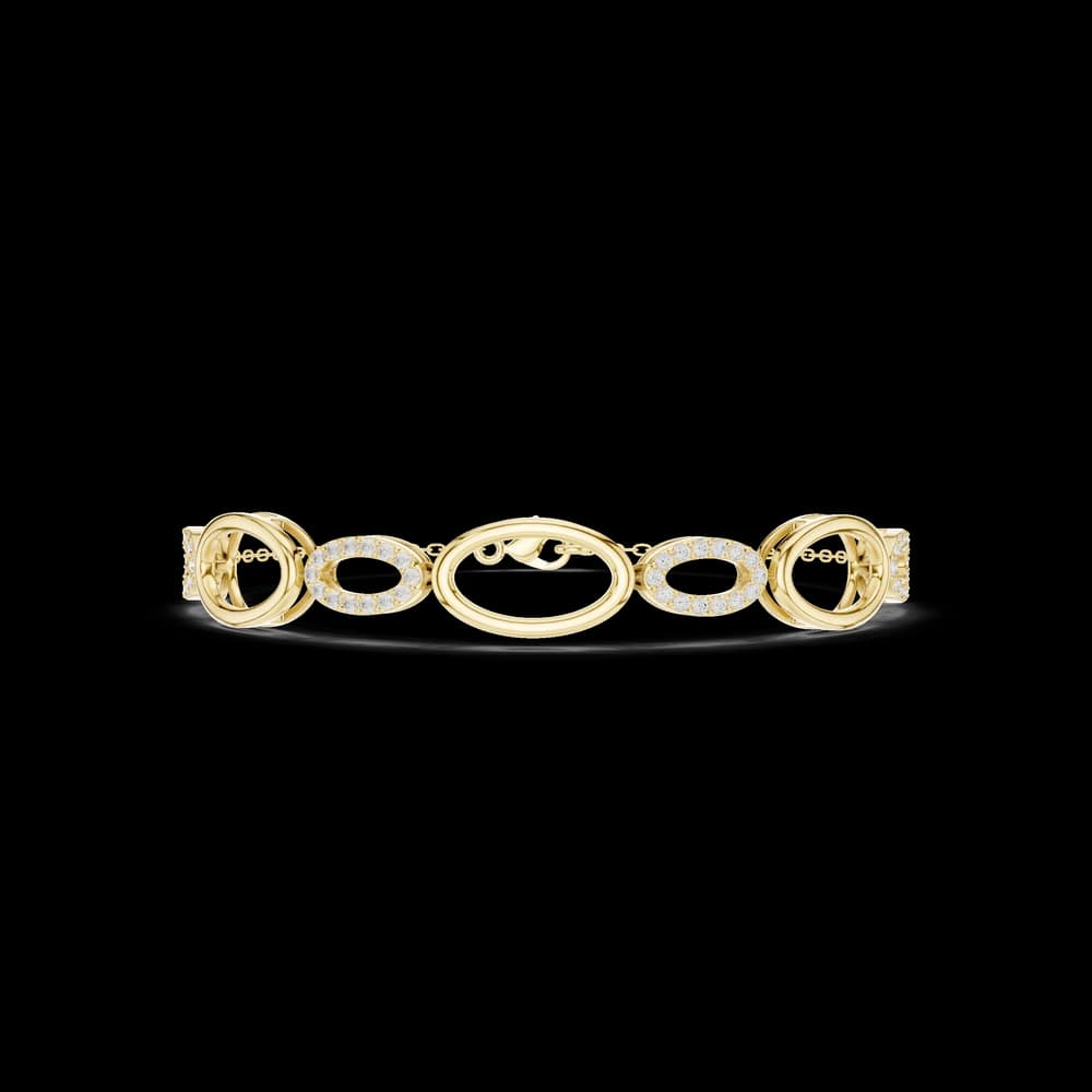 Round 0.58 Carat Lab Grown Diamond Bracelet - Image 3 Round 0.58 Carat Lab Grown Diamond Bracelet, view 3 of 6