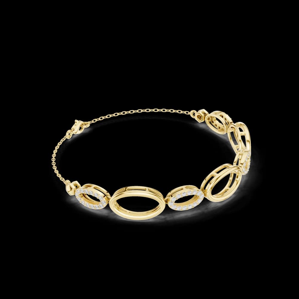 Round 0.58 Carat Lab Grown Diamond Bracelet - Image 4 Round 0.58 Carat Lab Grown Diamond Bracelet, view 4 of 6