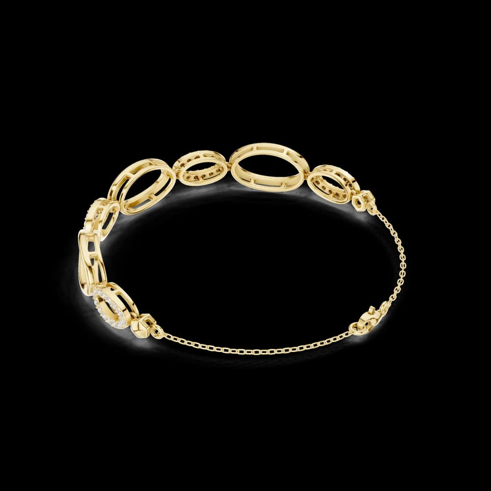Round 0.58 Carat Lab Grown Diamond Bracelet - Image 5 Round 0.58 Carat Lab Grown Diamond Bracelet, view 5 of 6