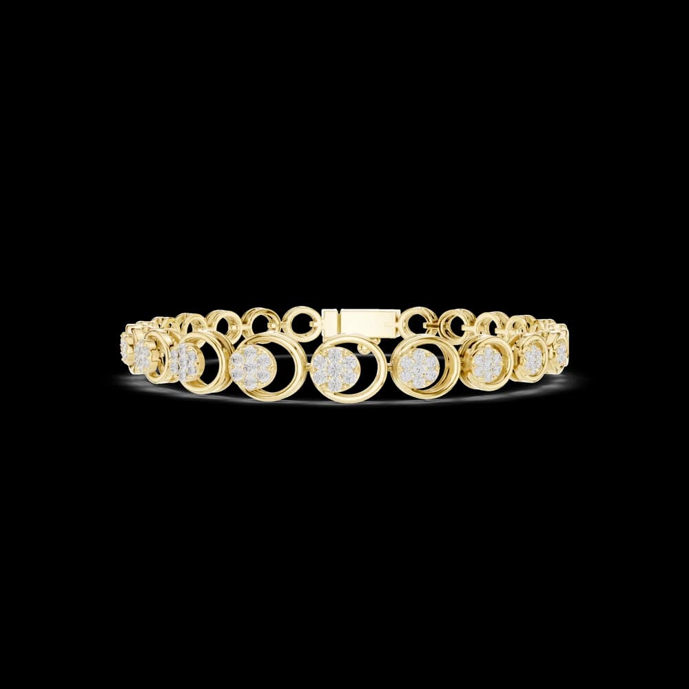 Round 0.83 Carat Lab Grown Diamond Bracelet - Image 3 Round 0.83 Carat Lab Grown Diamond Bracelet, view 3 of 6