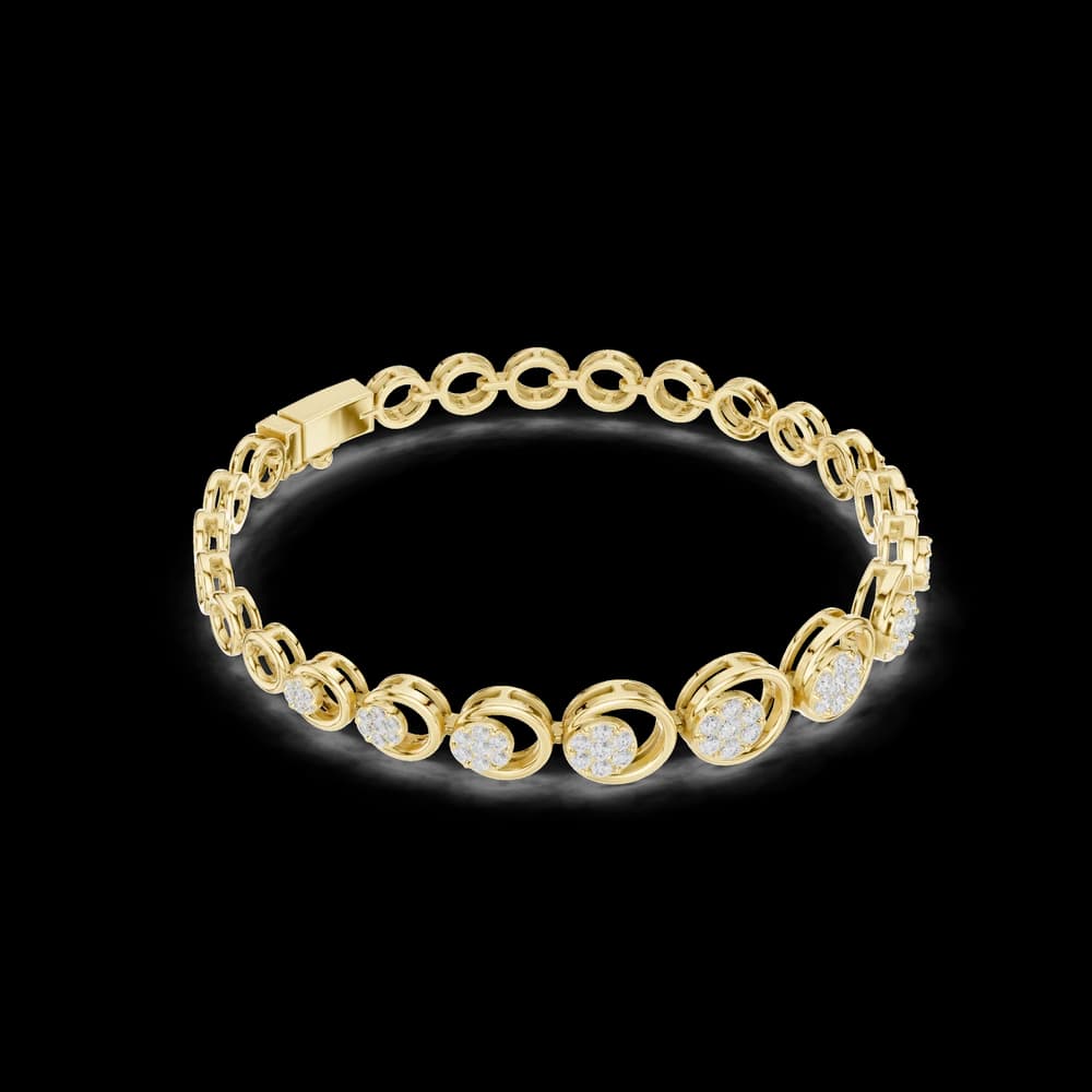 Round 0.83 Carat Lab Grown Diamond Bracelet - Image 4 Round 0.83 Carat Lab Grown Diamond Bracelet, view 4 of 6