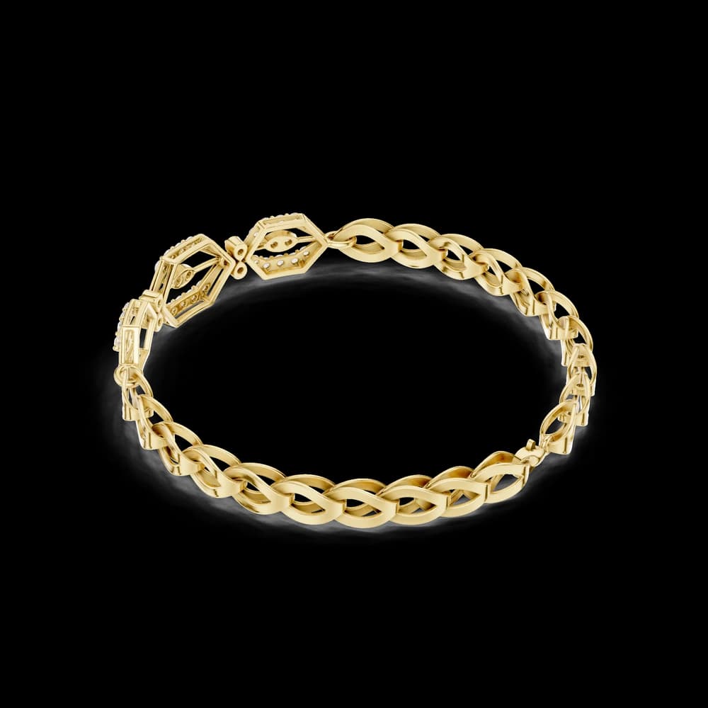 Round 0.89 Carat Lab Grown Diamond Bracelet - Image 5 Round 0.89 Carat Lab Grown Diamond Bracelet, view 5 of 6