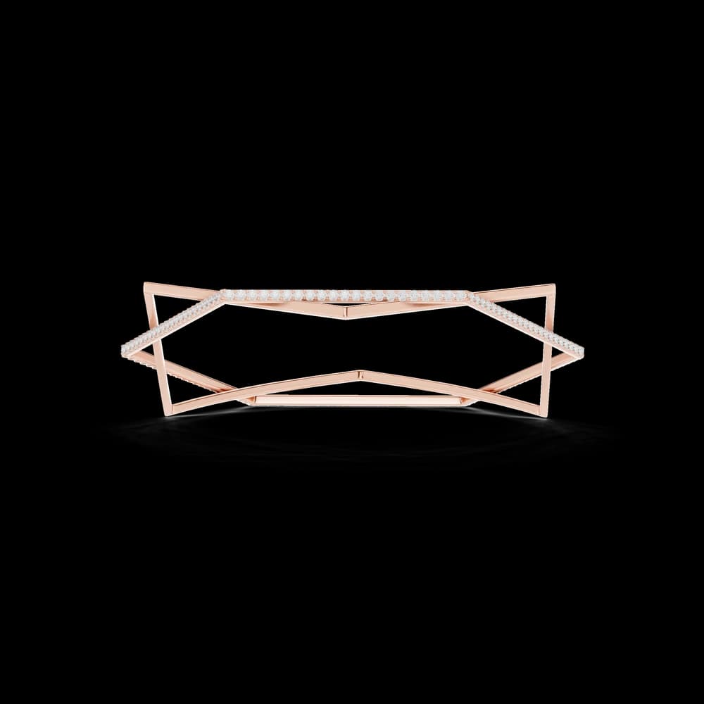 Geometric Lab Grown Diamond Bracelet - Image 1 Geometric Lab Grown Diamond Bracelet, view 1 of 6
