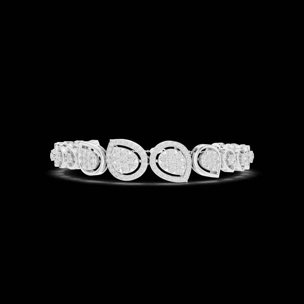 Round 1.73 Carat Lab Grown Diamond Bracelet - Image 2 Round 1.73 Carat Lab Grown Diamond Bracelet, view 2 of 6
