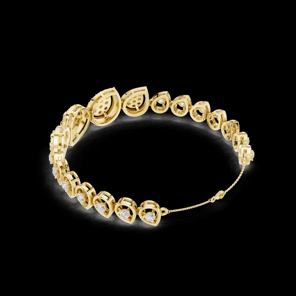 Round 1.73 Carat Lab Grown Diamond Bracelet - Image 5 Round 1.73 Carat Lab Grown Diamond Bracelet, view 5 of 6