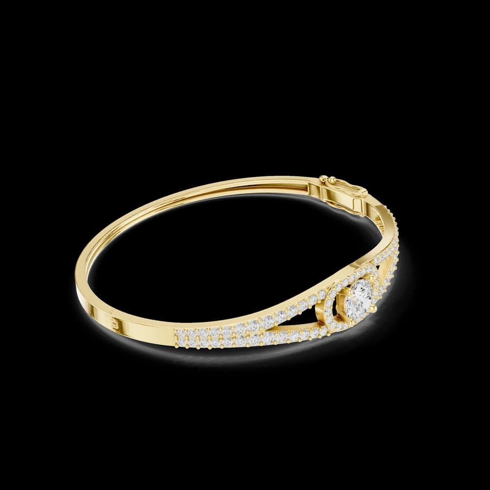 Round 3.02 Carat Lab Grown Diamond Bracelet - Image 4 Round 3.02 Carat Lab Grown Diamond Bracelet, view 4 of 6