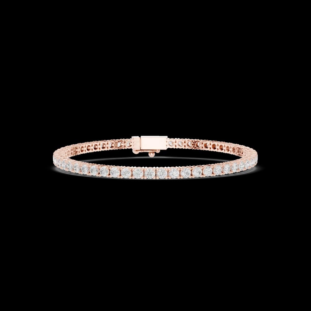 The Classic Round Solitaire Tennis Bracelet - Image 2 The Classic Round Solitaire Tennis Bracelet, view 2 of 7