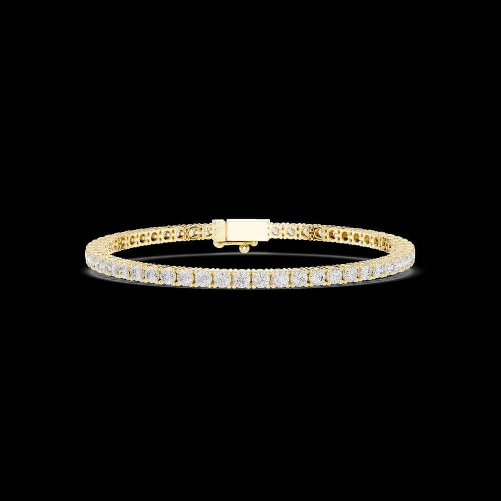 The Classic Round Solitaire Tennis Bracelet - Image 4 The Classic Round Solitaire Tennis Bracelet, view 4 of 7