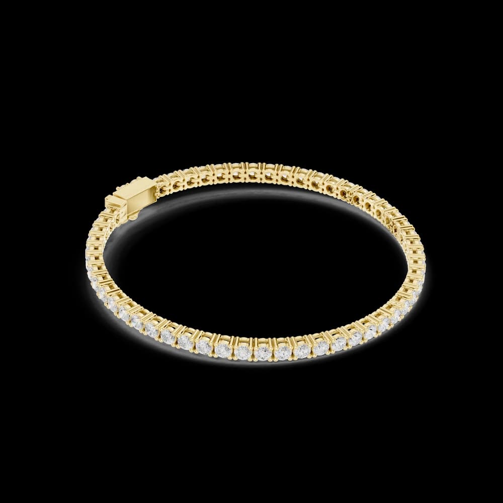 The Classic Round Solitaire Tennis Bracelet - Image 5 The Classic Round Solitaire Tennis Bracelet, view 5 of 7