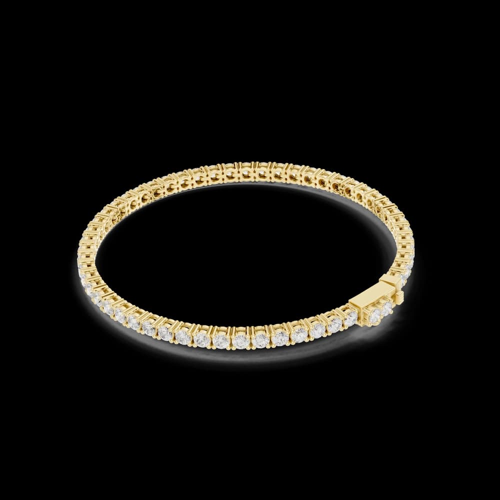 The Classic Round Solitaire Tennis Bracelet - Image 6 The Classic Round Solitaire Tennis Bracelet, view 6 of 7
