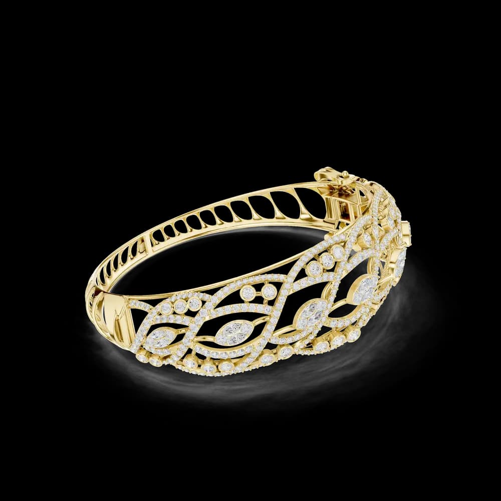 Round 4.72 Carat Lab Grown Diamond Bracelet - Image 4 Round 4.72 Carat Lab Grown Diamond Bracelet, view 4 of 6