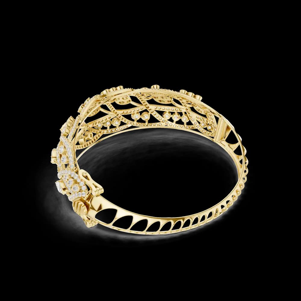 Round 4.72 Carat Lab Grown Diamond Bracelet - Image 5 Round 4.72 Carat Lab Grown Diamond Bracelet, view 5 of 6