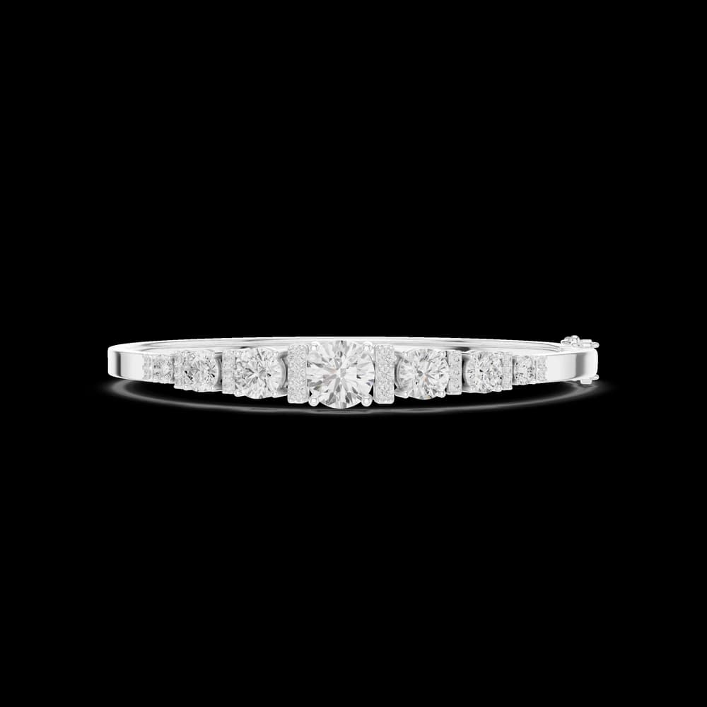 Round 5.14 Carat Lab Grown Diamond Bracelet - Image 2 Round 5.14 Carat Lab Grown Diamond Bracelet, view 2 of 6