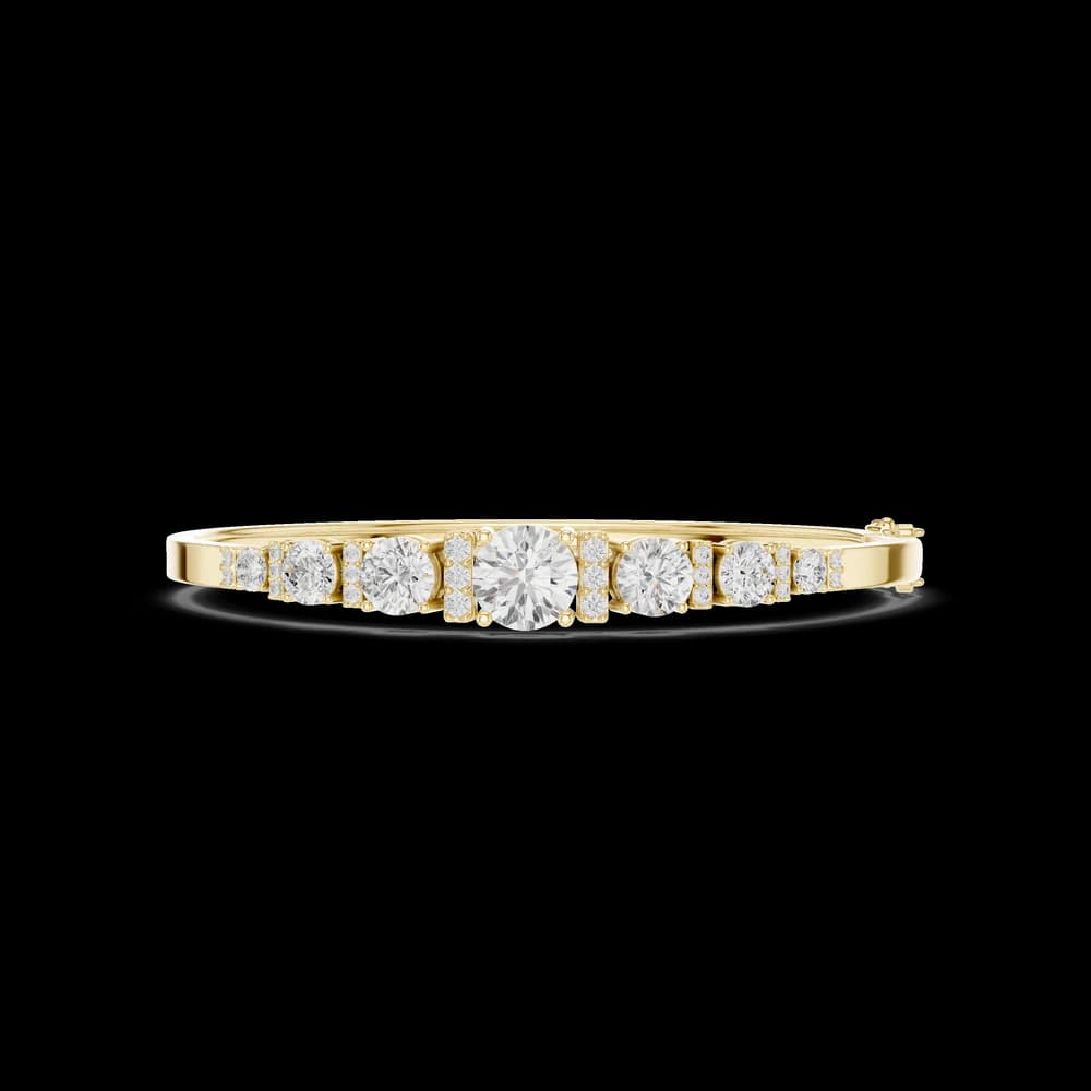 Round 5.14 Carat Lab Grown Diamond Bracelet - Image 3 Round 5.14 Carat Lab Grown Diamond Bracelet, view 3 of 6
