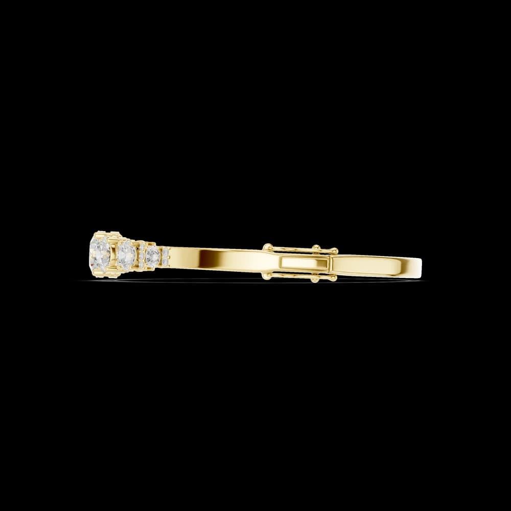 Round 5.14 Carat Lab Grown Diamond Bracelet - Image 6 Round 5.14 Carat Lab Grown Diamond Bracelet, view 6 of 6