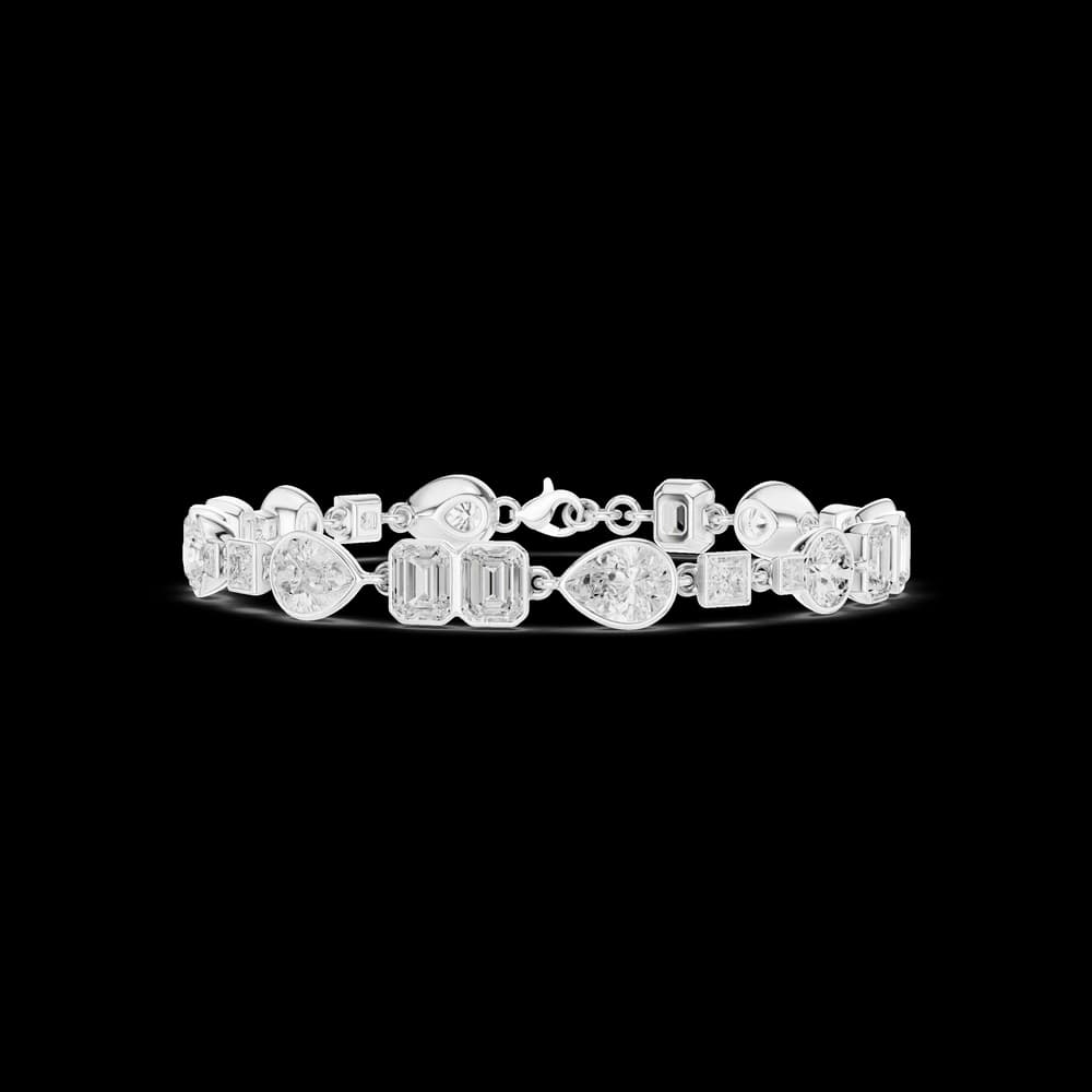 Round 9.03 Carat Lab Grown Diamond Bracelet - Image 2 Round 9.03 Carat Lab Grown Diamond Bracelet, view 2 of 6
