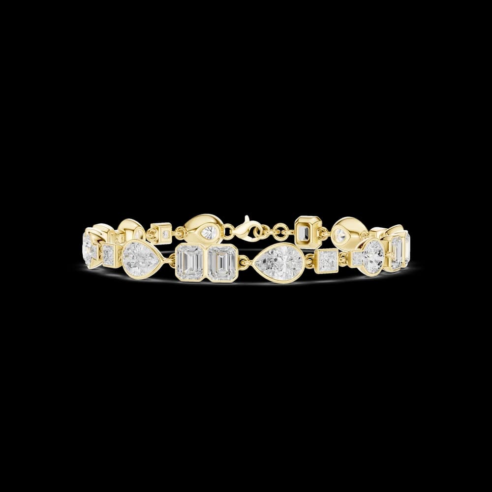 Round 9.03 Carat Lab Grown Diamond Bracelet - Image 3 Round 9.03 Carat Lab Grown Diamond Bracelet, view 3 of 6