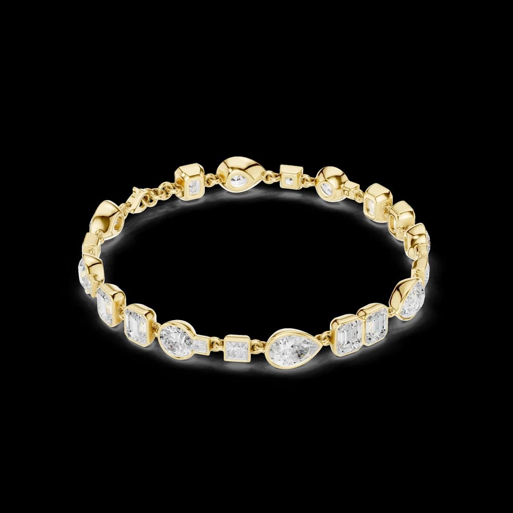 Round 9.03 Carat Lab Grown Diamond Bracelet - Image 4 Round 9.03 Carat Lab Grown Diamond Bracelet, view 4 of 6