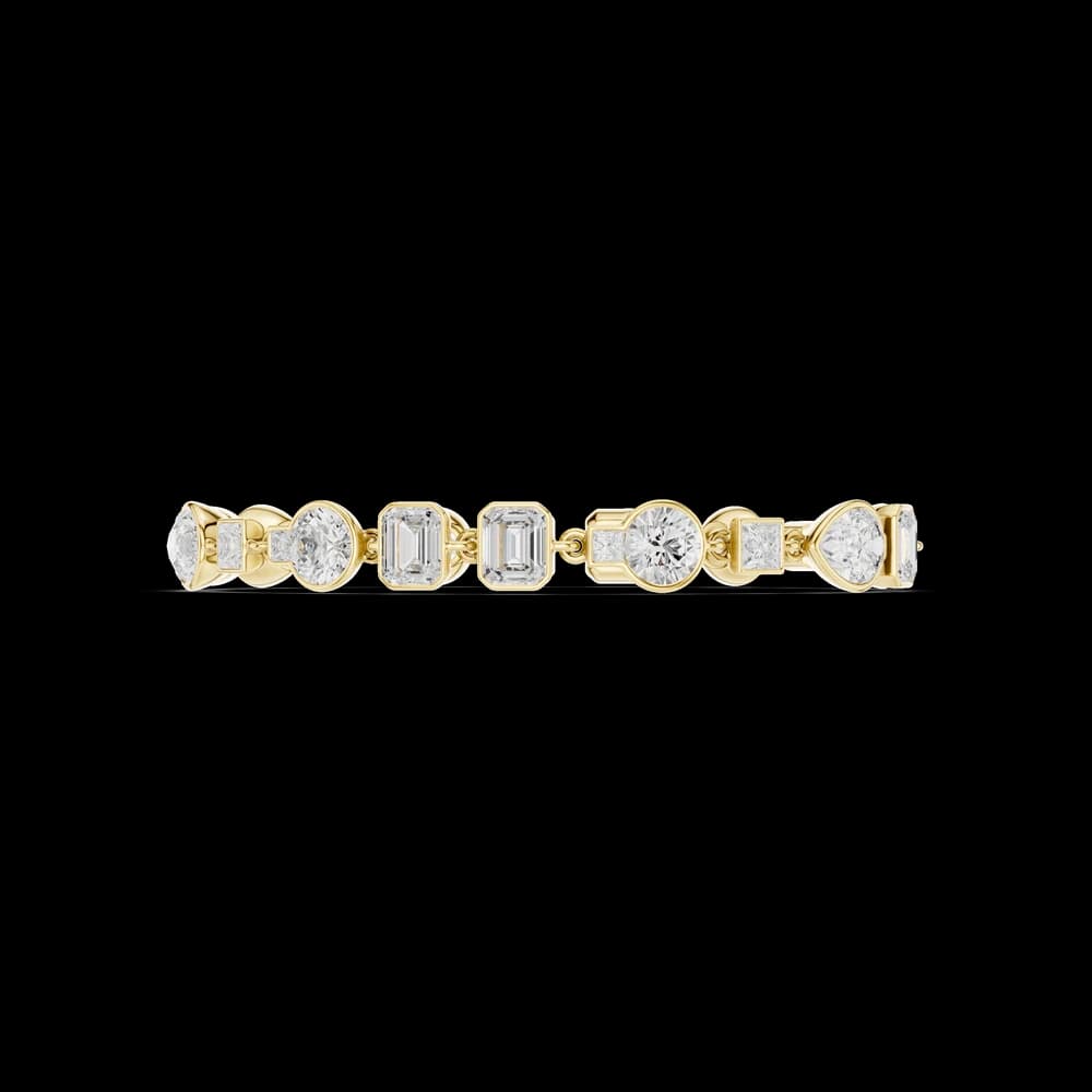 Round 9.03 Carat Lab Grown Diamond Bracelet - Image 6 Round 9.03 Carat Lab Grown Diamond Bracelet, view 6 of 6