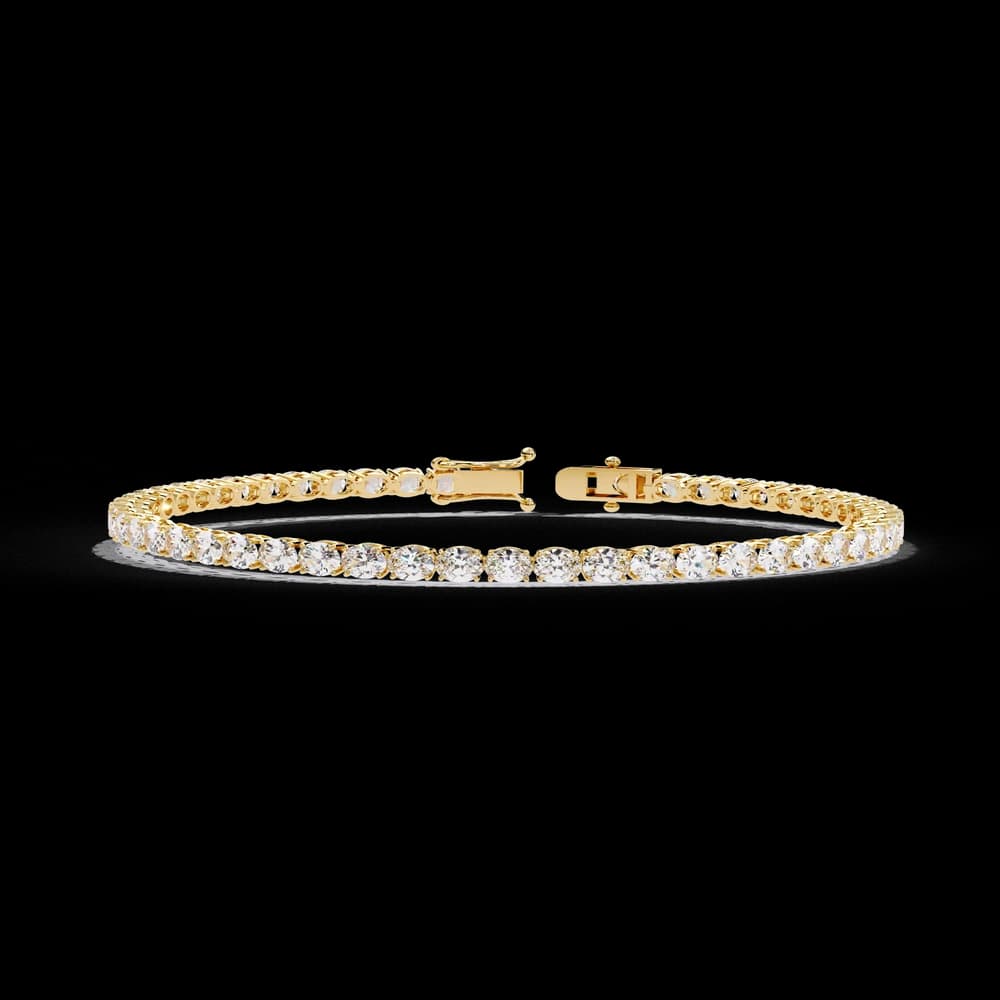 The Oval Solitaire Tennis Bracelet - Image 1 The Oval Solitaire Tennis Bracelet, view 1 of 4