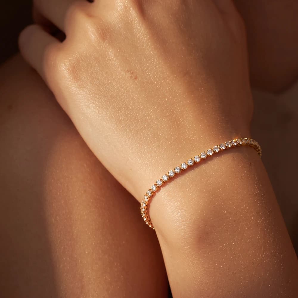 The Oval Solitaire Tennis Bracelet - Image 2 The Oval Solitaire Tennis Bracelet, view 2 of 4