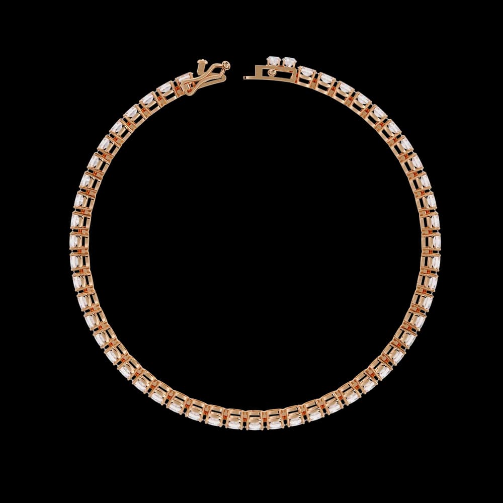 The Oval Solitaire Tennis Bracelet - Image 4 The Oval Solitaire Tennis Bracelet, view 4 of 4