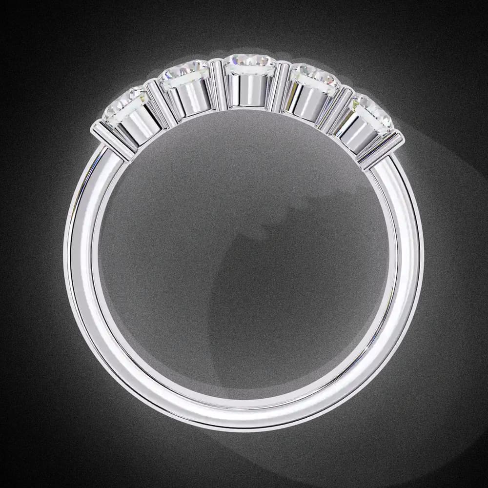 Eternal Sparkle Lab Grown Diamond Band - Image 3 Eternal Sparkle Lab Grown Diamond Band, view 3 of 4
