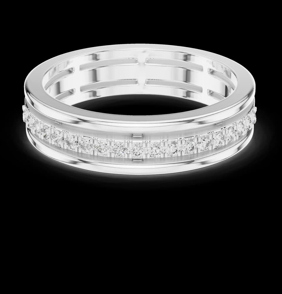 Classic Diamond Eternity Band Lab Grown Diamond Piece - Image 2 Classic Diamond Eternity Band Lab Grown Diamond Piece, view 2 of 6
