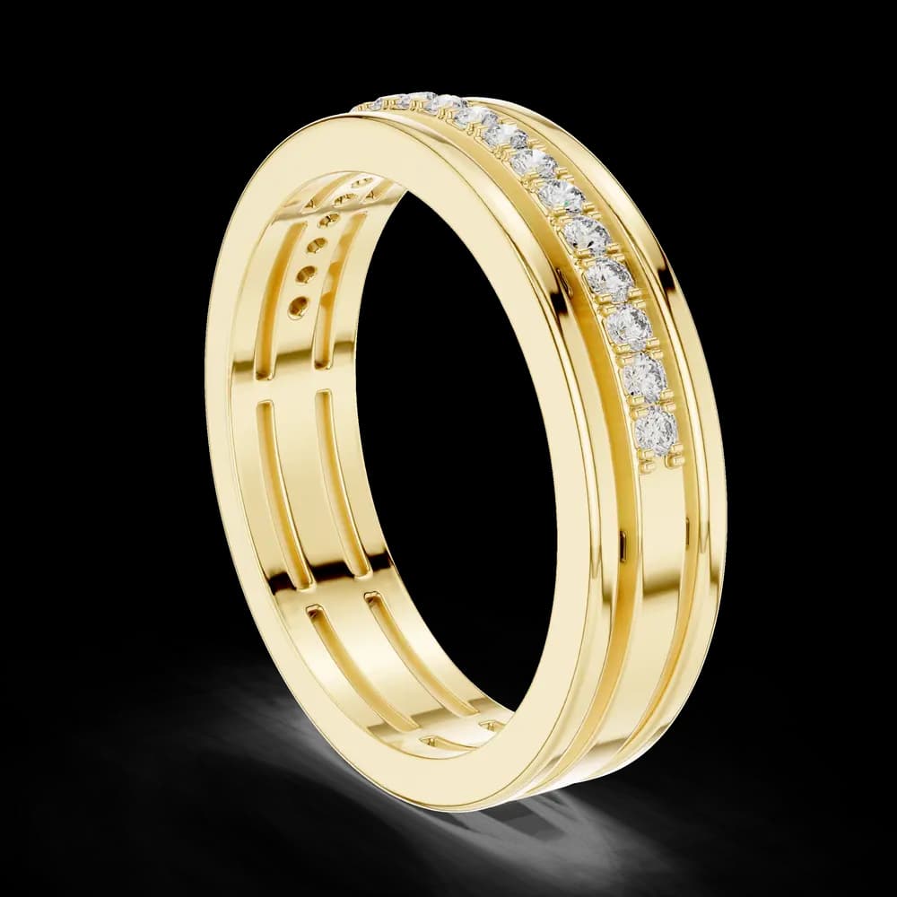 Classic Diamond Eternity Band Lab Grown Diamond Piece - Image 4 Classic Diamond Eternity Band Lab Grown Diamond Piece, view 4 of 6