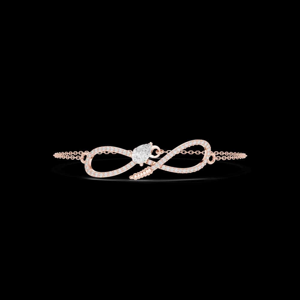 Round Pear 0.55 Carat Lab Grown Diamond Bracelet - Image 1 Round Pear 0.55 Carat Lab Grown Diamond Bracelet, view 1 of 6