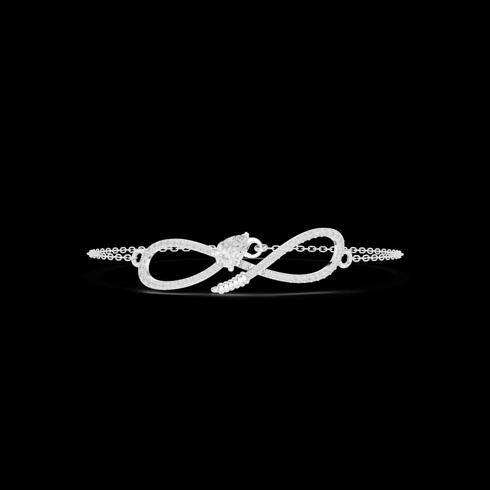 Round Pear 0.55 Carat Lab Grown Diamond Bracelet - Image 2 Round Pear 0.55 Carat Lab Grown Diamond Bracelet, view 2 of 6
