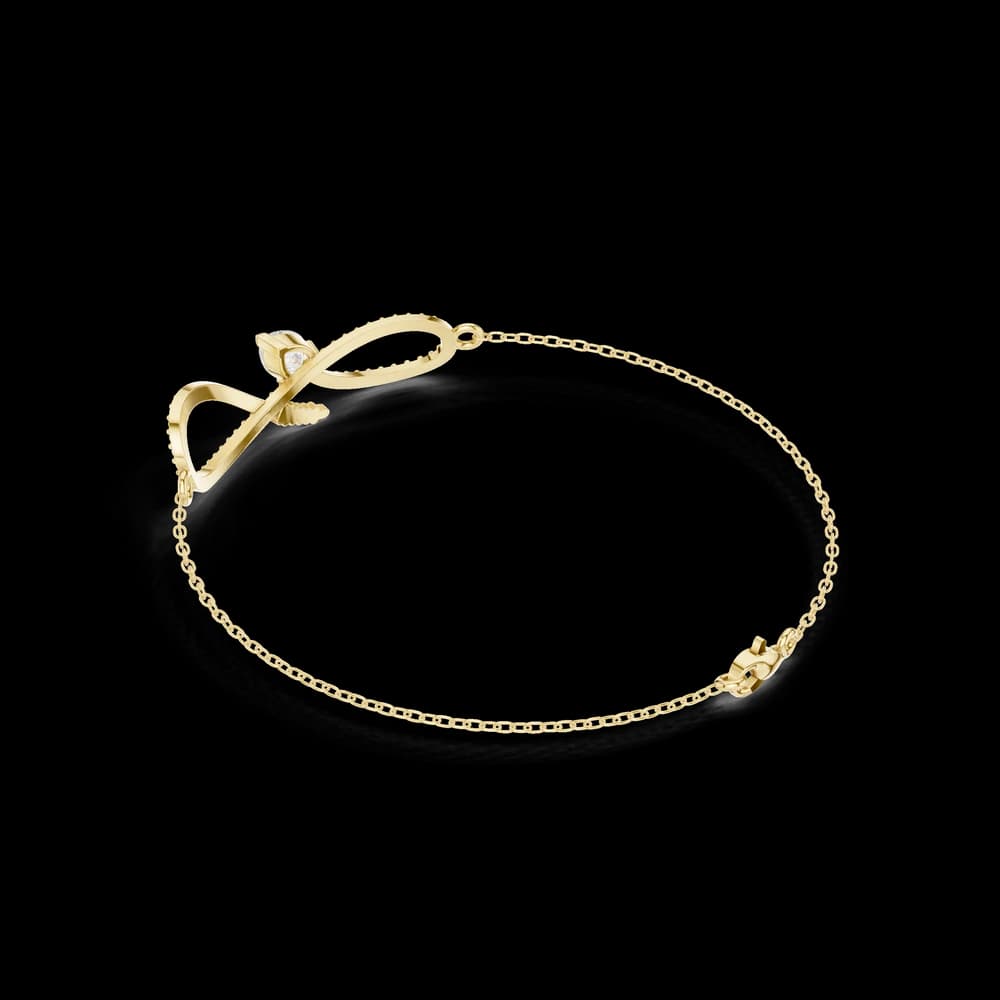 Round Pear 0.55 Carat Lab Grown Diamond Bracelet - Image 5 Round Pear 0.55 Carat Lab Grown Diamond Bracelet, view 5 of 6