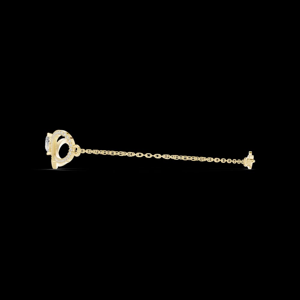 Round Pear 0.55 Carat Lab Grown Diamond Bracelet - Image 6 Round Pear 0.55 Carat Lab Grown Diamond Bracelet, view 6 of 6