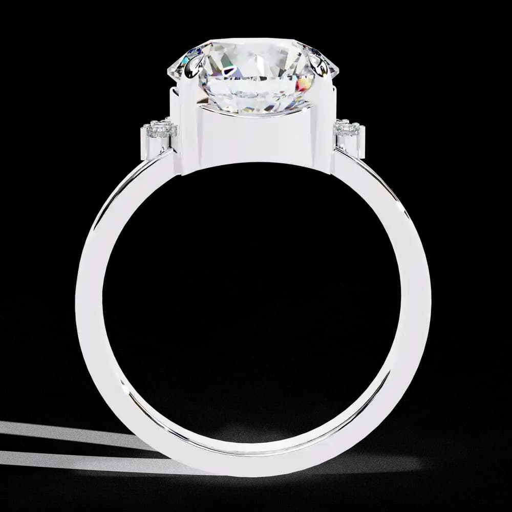 Royal Radiance Lab Grown Diamond Solitaire Ring - Image 11 Royal Radiance Lab Grown Diamond Solitaire Ring, view 11 of 13