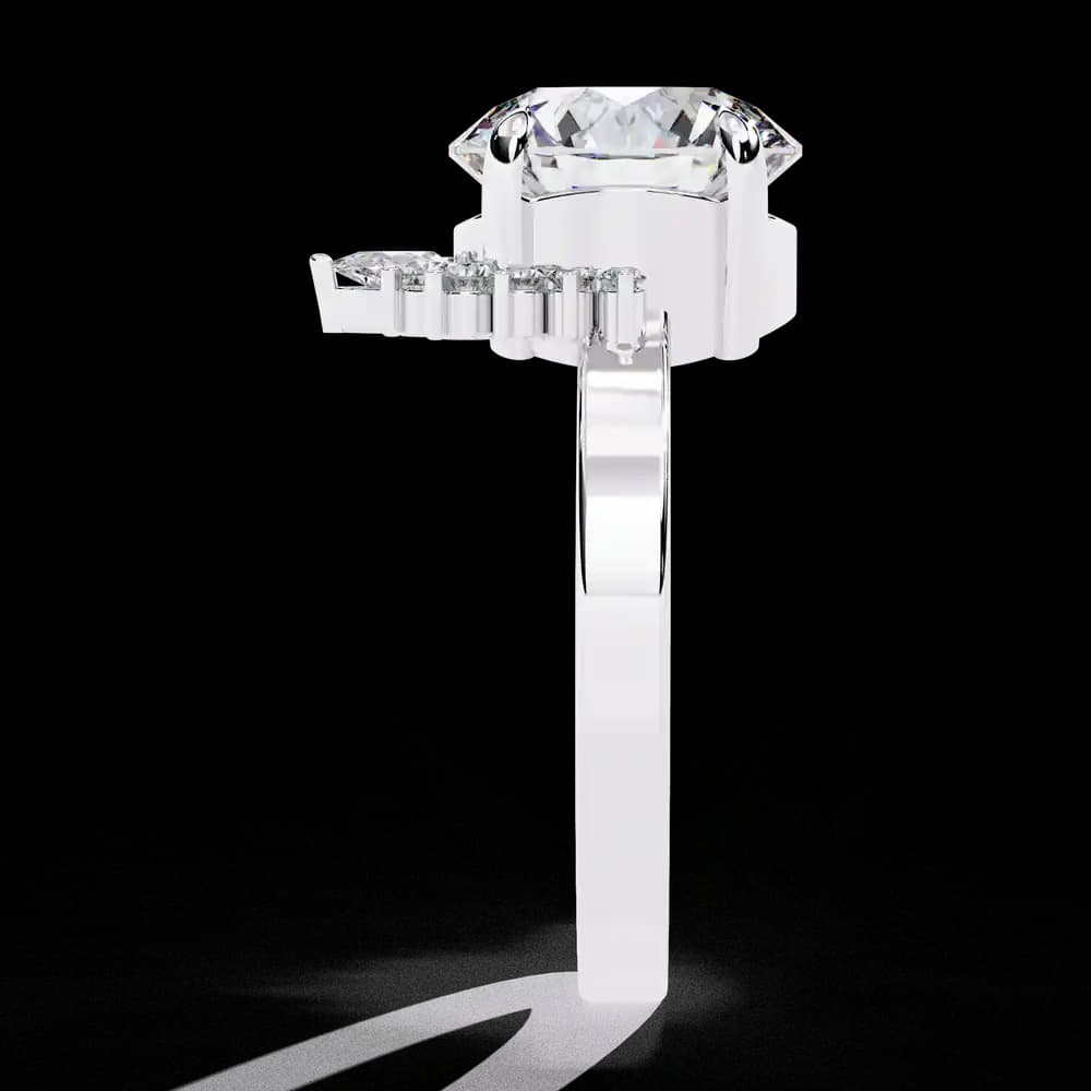 Royal Radiance Lab Grown Diamond Solitaire Ring - Image 12 Royal Radiance Lab Grown Diamond Solitaire Ring, view 12 of 13