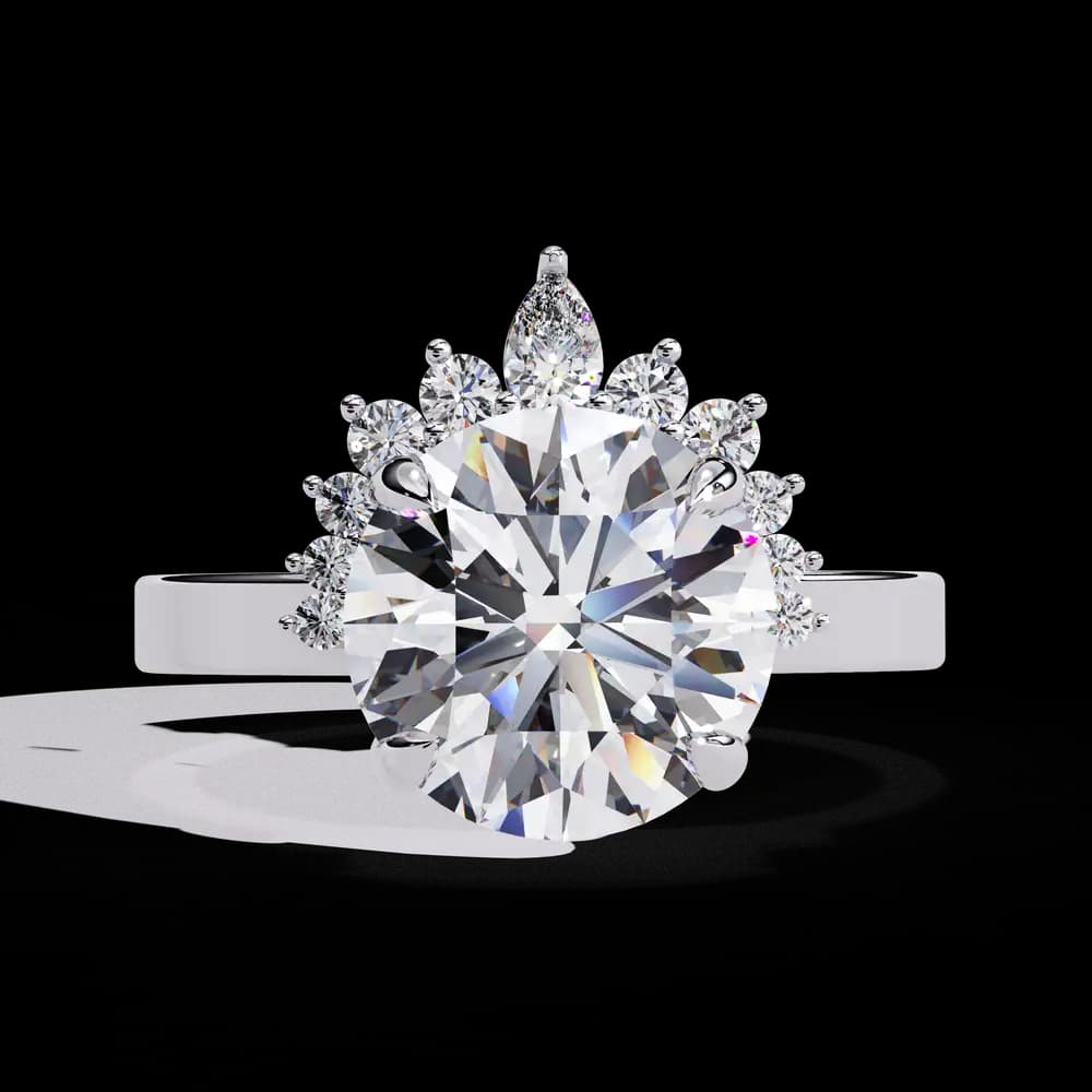 Royal Radiance Lab Grown Diamond Solitaire Ring - Image 2 Royal Radiance Lab Grown Diamond Solitaire Ring, view 2 of 13