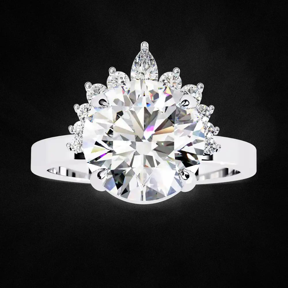 Royal Radiance Lab Grown Diamond Solitaire Ring - Image 3 Royal Radiance Lab Grown Diamond Solitaire Ring, view 3 of 13